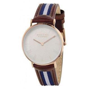 Career rosa forgyldt rustfri stål Quartz Unisex ur fra Axcent of Scandinavia, IX5720R-09